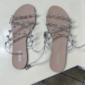 Schutz Studded Sandal